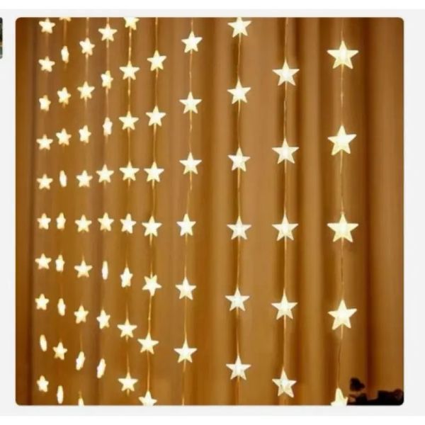 Гірлянда штора зорепад Curtain Lights Shooting Star 60 LED 3х3м White 00024708 фото