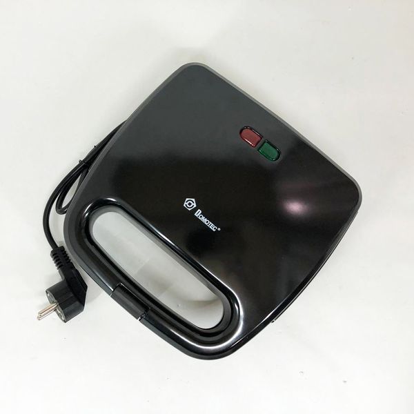 Сэндвичница DOMOTEC MS-7777, Электробутербродница, Сендвичница мультипекарь, Бутербродница электрическая 00018635 фото