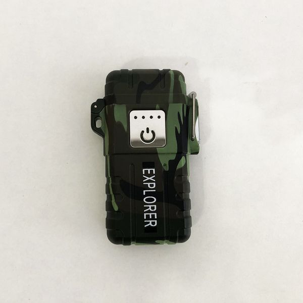 Запальничка імпульсна JL317 Explorer, Вітрозахисна запальничка, Запальничка юсб з гравіюванням 00023013 фото