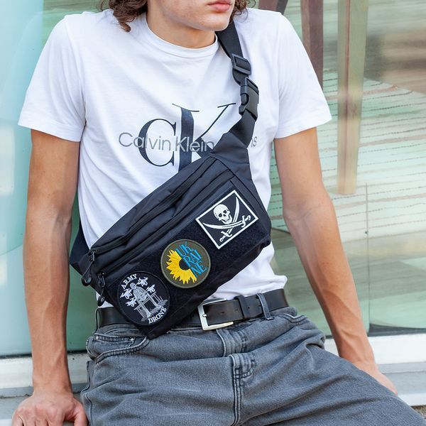 Тактическая бананка с мужской патч-панелью, Сумка через плечо с Cordura 00018390 фото