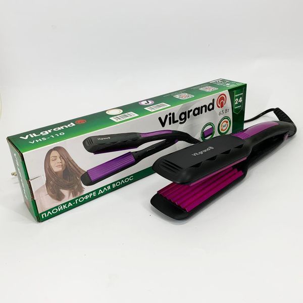 Плойка для волосся ViLgrand VHS-110. Колір: фіолетовий 00014888 фото