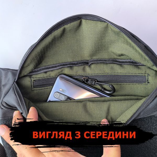 Тактическая бананка с мужской патч-панелью, Сумка через плечо с Cordura 00018390 фото