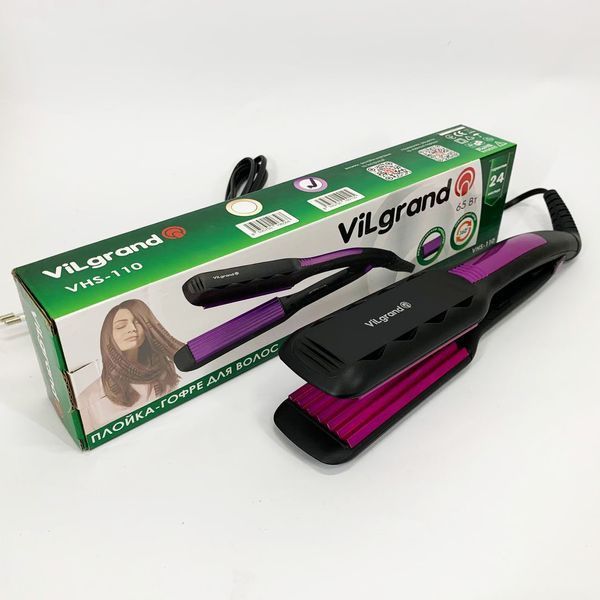 Плойка для волосся ViLgrand VHS-110. Колір: фіолетовий 00014888 фото