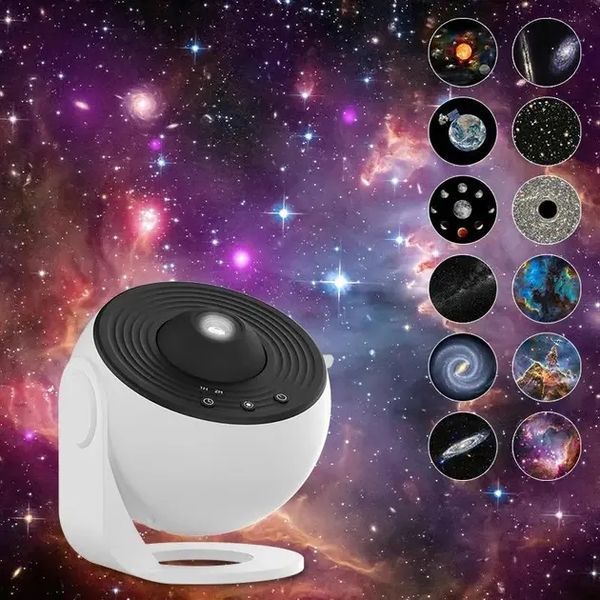 Проектор зоряного неба домашній планетарій Planetarium Galaxy 12 галактик 360 &deg; 00022498 фото