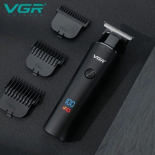 Тример для волосся VGR V-937, з USB-кабелем для зарядки, світлодіодним дисплеєм, 3 насадками 00014459 фото