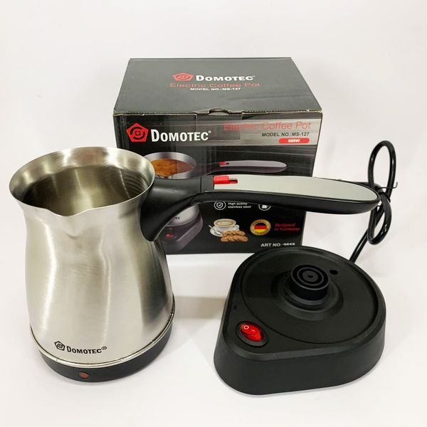 Електрична міні кавоварка електротурка Domotec MS-127 0.5л 00019725 фото
