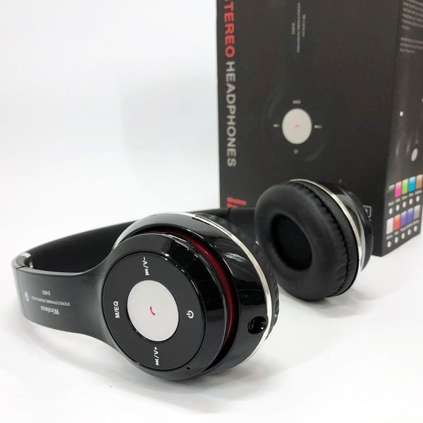Беспроводные наушники S460 Bluetooth black с MP3 плеером черный 18-20000 Гц, Беспроводные блюз наушники 00023815 фото