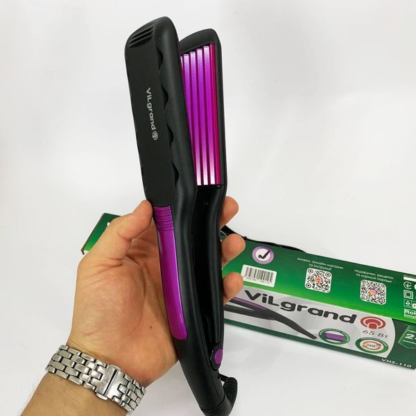 Плойка для волосся ViLgrand VHS-110. Колір: фіолетовий 00014888 фото