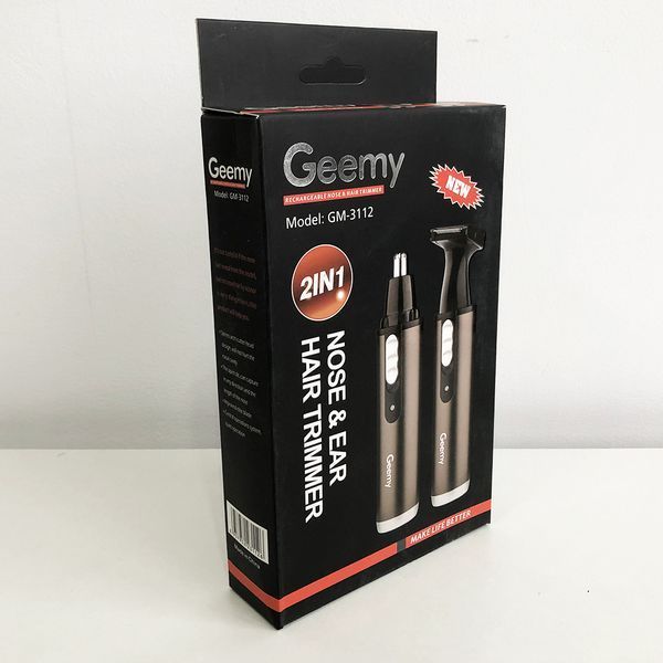 Триммер GEMEI GM-3112 2в1, электробритва с насадками для бороды, тример для бороды, триммер беспроводной 00014306 фото