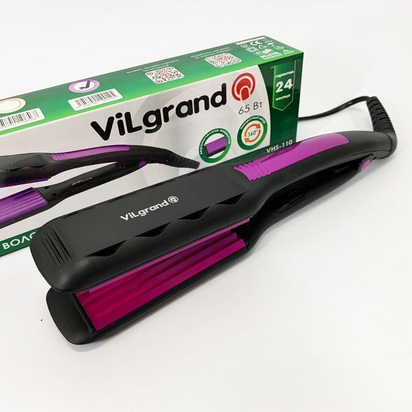 Плойка для волосся ViLgrand VHS-110. Колір: фіолетовий 00014888 фото