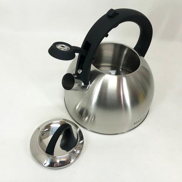 Чайник Magio MG-1192 2.5 л со свистком, металический чайник из нержавейки, чайники для плит 00018778 фото
