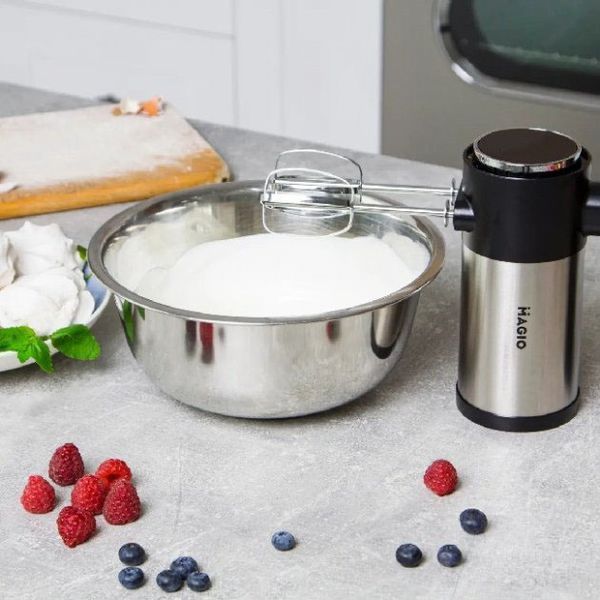 Миксер ручной MAGIO МG-231 300 Вт, миксер для взбивания, ручной миксер для кухни, миксер для кухни 00018869 фото