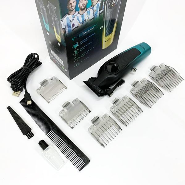 Акумуляторна машинка для стрижки vgr v-196 green 00014838 фото