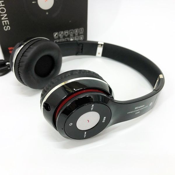 Беспроводные наушники S460 Bluetooth black с MP3 плеером черный 18-20000 Гц, Беспроводные блюз наушники 00023815 фото