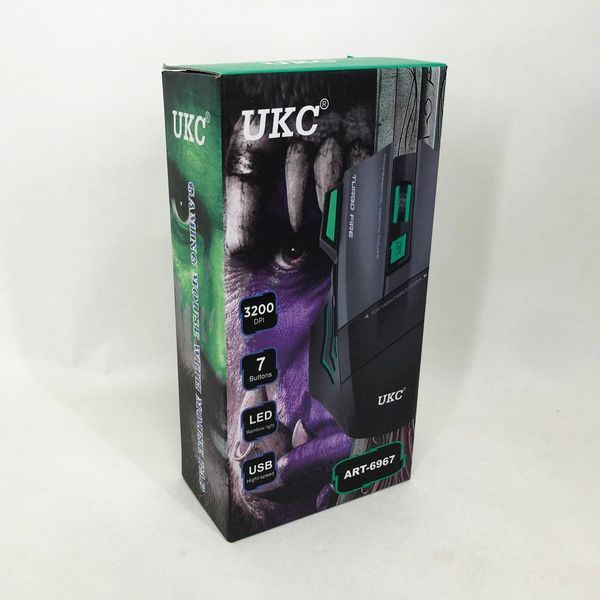 Мишка провідна ігрова UKC 6967 з килимком 00017624 фото