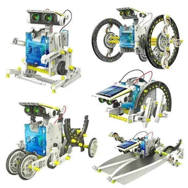 Электронный конструктор робот Solar Robot Original 13 в 1 на солнечных батареях 00015842 фото