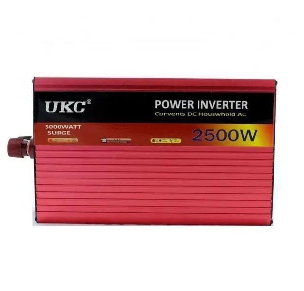 Преобразователь авто (инвертор) UKC 12V-220V AR 2500W 00018215 фото