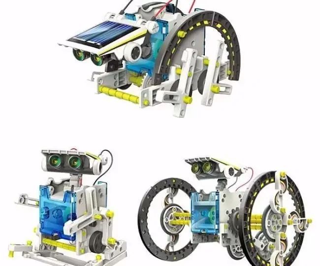 Электронный конструктор робот Solar Robot Original 13 в 1 на солнечных батареях 00015842 фото