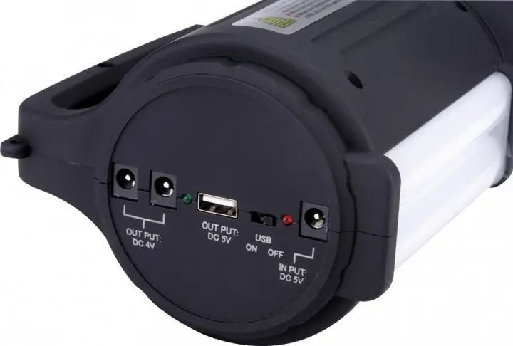 Потужний ліхтар Wimpex WX-2886 на акумуляторі 5W+22 LED 5500mAh 3 режими + power bank 00023098 фото