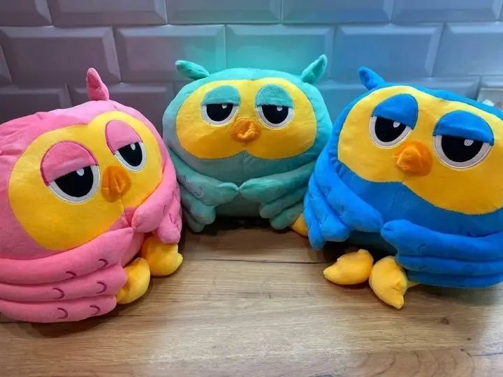 М'яка іграшка Happy Baby Сова плед-подушка трансформер 3 в 1 зелений 00016135 фото