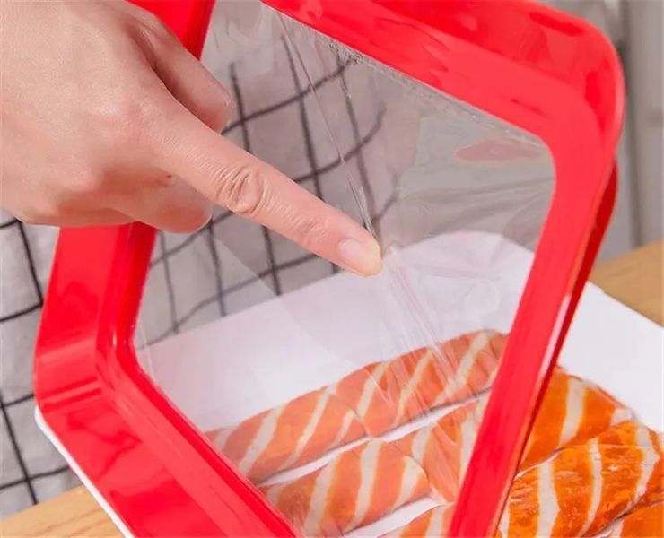 Розумний піднос для зберігання їжі Supretto з кришкою для нарізки та продуктів 00019230 фото