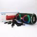 Портативная колонка TG642 с RGB подсветкой и ремешком, громкая блютуз колонка. Цвет: зеленый 00017214 фото 11