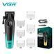 Акумуляторна машинка для стрижки vgr v-196 green 00014838 фото 1