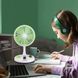 Настольный вентилятор с LED подсветкой и USB, KC-7900 / Мини-вентилятор настольный аккумуляторный 00018564 фото 2