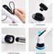 Электрическая щетка для уборки Cleaning Brush, набор 9 в 1, белая, товары для дома 00012895 фото 4