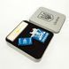 Дуговая электроимпульсная USB зажигалка Украина (металлическая коробка) HL-449. Цвет: синий 00023035 фото 2