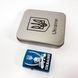 Дуговая электроимпульсная USB зажигалка Украина (металлическая коробка) HL-449. Цвет: синий 00023035 фото 11