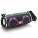 Портативная колонка TG642 с RGB подсветкой и ремешком, громкая блютуз колонка. Цвет: зеленый 00017214 фото 19