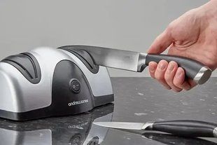 Двойная электрическая точилкаLucky Home Electric Knife Sharpener 00019353 фото