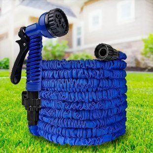 Шланг для полива X HOSE 120 метров поливочный растягивающийся с распылителем 00013915 фото