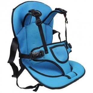 Детское бескаркасное автокресло Multi Function Car Cushion до 12 лет. Цвет: синий 00017083 фото
