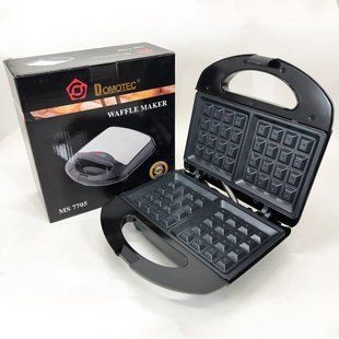 Вафельница Domotec MS-7705 электрическая с антипригарным покрытием 1000 Вт, Электро вафельница 00018640 фото