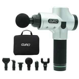 Перкусійний масажер для тіла та м'язів, ручний пістолет GYRO Muscle M7 Gun Massager 00015654 фото