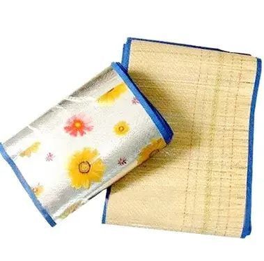Подстилка пляжная из соломы 180 см x 120 См пляжный коврик сумка, подстилка для пикника 00014075 фото