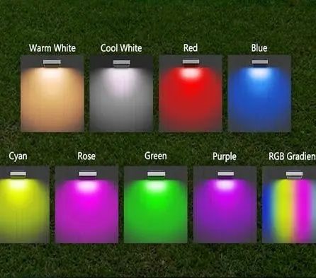 Светильник садовый rgb, уличный настенный светильник / водонепроницаемый MULTI 00023140 фото