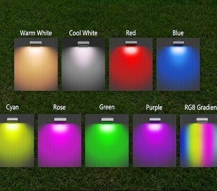 Светильник садовый rgb, уличный настенный светильник / водонепроницаемый MULTI 00023140 фото