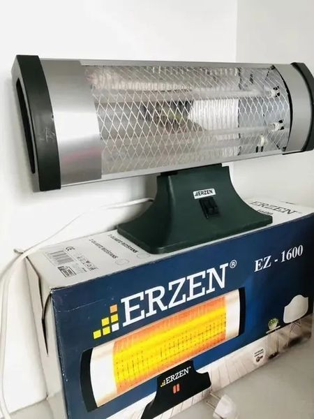 Інфрачервоний обігрівач кварцовий Erzen NH 1600 вт 00018632 фото