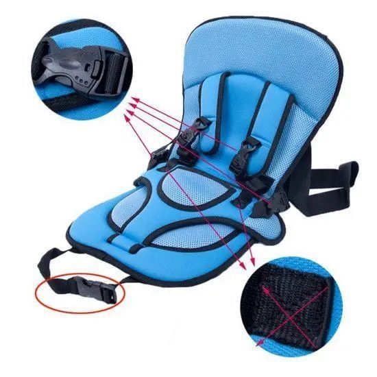 Дитяче автокрісло Multi Function Car Cushion до 12 років. Колір: синій 00017083 фото