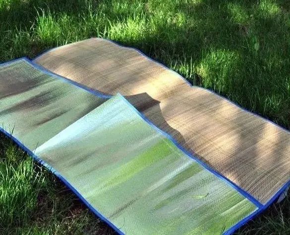Подстилка пляжная из соломы 180 см x 120 См пляжный коврик сумка, подстилка для пикника 00014075 фото