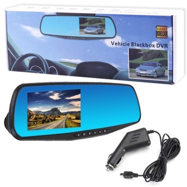 Автомобільний відеореєстратор-дзеркало L9001 LCD 3.5" 1080P Full HD, Відеореєстратор на автомобіль 00016803 фото