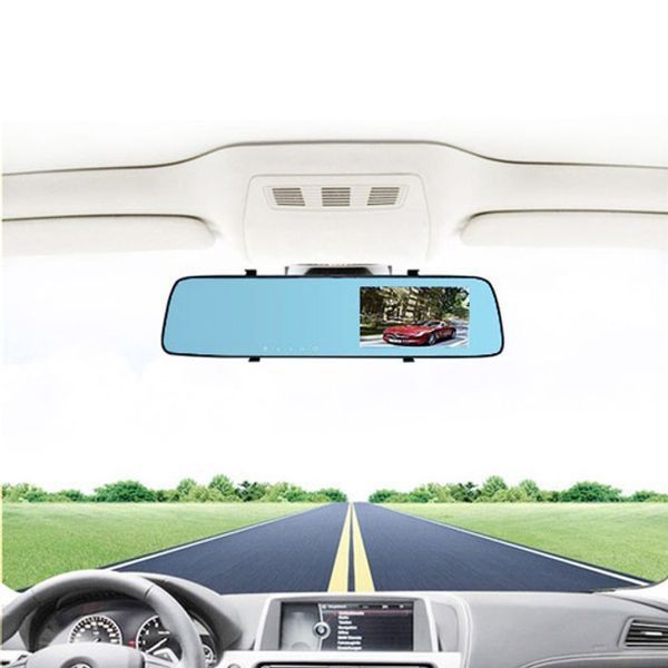 Автомобільний відеореєстратор-дзеркало L-9003 4,3" TOUCH SCREEN 2 камери 1080P Full HD 00017029 фото