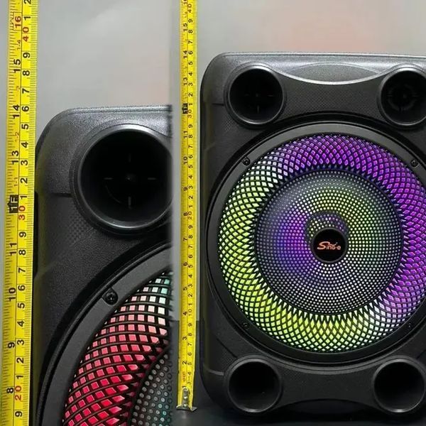 Беспроводная караоке колонка с микрофоном и RGB-подсветкой Sing-e ZQS8148 00024459 фото
