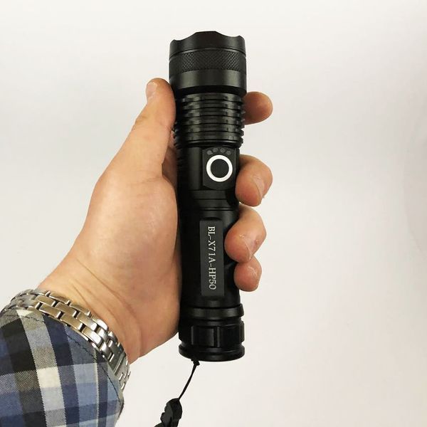 Ліхтар ручний Police X71A-HP50, ЗУ micro USB, 1x18650/3xAAA, zoom, індикація заряду, якісний ліхтарик 00022866 фото