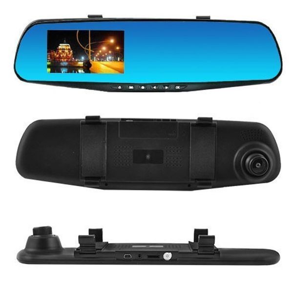 Автомобільний відеореєстратор-дзеркало L9001 LCD 3.5" 1080P Full HD, Відеореєстратор на автомобіль 00016803 фото