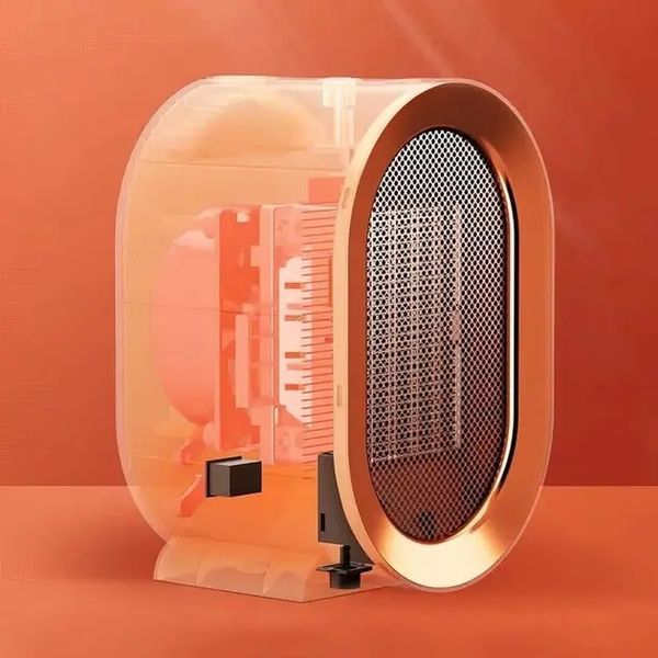 Керамічний обігрівач настільний A-Plus 1000W РТС тепловентилятор, 2 режими, захист від перегріву 00018504 фото