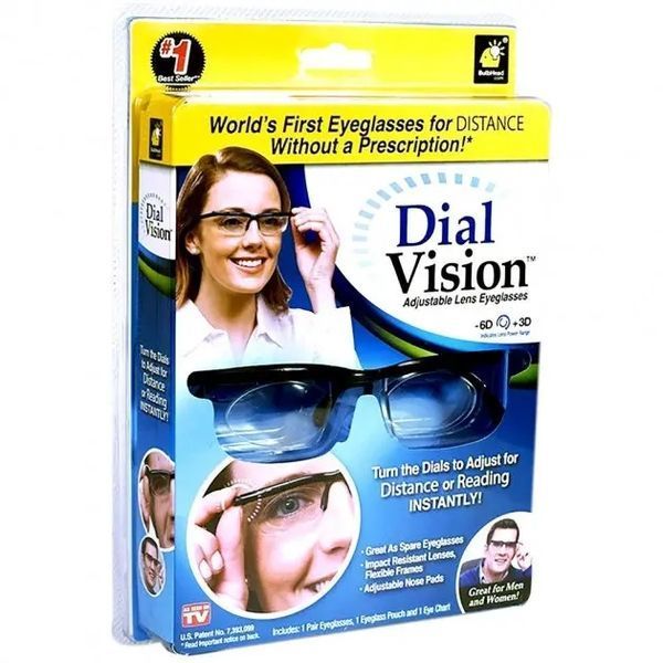 Очки с регулировкой линз Dial Vision универсальные 00018481 фото